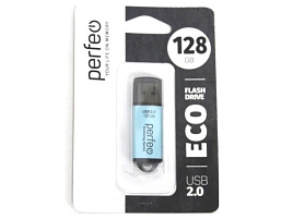 Флеш-драйв Perfeo USB 128Gb E01 Blue (синий) economy series