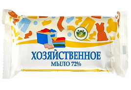 Мыло хозяйственное 72% 150г.Флора в обертке