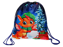 Сумка под сладости 9784629 Дракончик с подарками