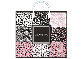 Пакет петля с пласт.ручкой 38*34 Геометрия