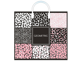 Пакет петля с пласт.ручкой 38*34 Геометрия