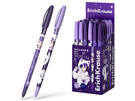 Ручка Erich Krause 61014 Neo® Stick Space Anime 0.7, Super Glide Technology, цвет чернил синий
