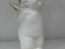 Статуэтка ИА-137 Малыш ангел бело-зол. 25*12*12см