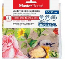 Салфетка Микрофибра 30*30см MasterHouse Английский сад