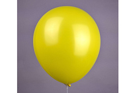 Шар надувной 12 пастель желтый (50шт) Ч02441