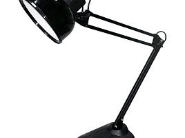 Лампа настольная офисная "Бета +", черный на подставке, 2346
