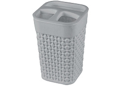 Подставка для зубных щеток OSLO РТ1344 серый шторм