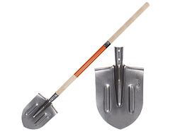 Лопата штыковая с черенком Рельс-Сталь СП 0569