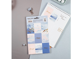 Наклейки MESHU MS_41659 "Gold mountains", 12*21см, фольга, 9 наклеек, европодвес