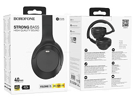 Наушники BOROFONE BO26 Bluetooth 5.3 black