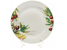 Тарелка обеденная 23см 388831 Олива