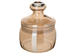 Банка для сыпучих стекло 420мл Золотистый мед в/уп 97554/05/6560