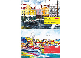 Альбом для акварели 30л. ArtSpace Аа30-017 А4, на склейке блок рис. бум.,180г/м2