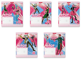 Тетрадь 24л. клетка Erich Krause 58261 K-POP