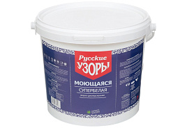 Краска в-д интерьерная моющаяся 2,7кг Русские узоры 0444