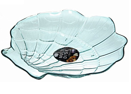 Тарелка пластик 403-902 Ракушка морская волна 22*23,5см