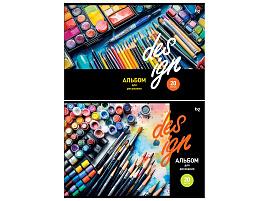 Альбом для рисования 20л. BG АР4ск20 08602 "Design", эконом