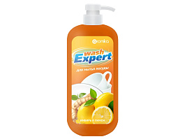 Средство для посуды Аромика Wash Expert 1100мл.  М Имбирь и Лимон