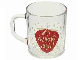 Кружка стекло 200мл 07С1335 Ягодка моя