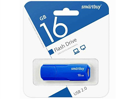 Флеш-драйв Smart Buy 16Gb SB16GBCLU-BU CLUE Blue синий