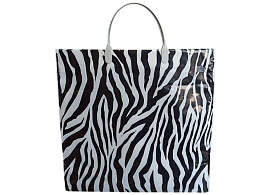 Пакет петля с пласт.ручкой 35*36 Зебра