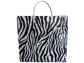 Пакет петля с пласт.ручкой 35*36 Зебра