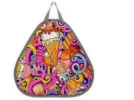 Санки-ледянки мягкие треугольные Ice Cream