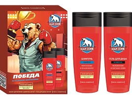 Набор мужской ManZone(шампунь 250мл+гель для душа 250мл)