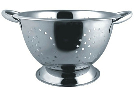 Дуршлаг нержавейка 20см с ручками НЕ4402-20/0309