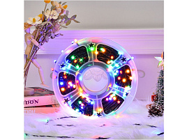 Электрогирлянда бабина провод 50м колор