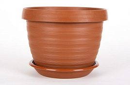 Кашпо цветочное 3л Толедо 065119/8124 терра с/п