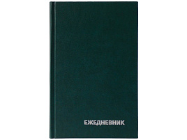 Ежедневник А6 BG ЕН-БВ_59622 бумвинил, зеленый