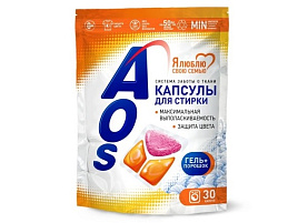 Стиральный порошок Капсулы AOS М 300гр 30шт