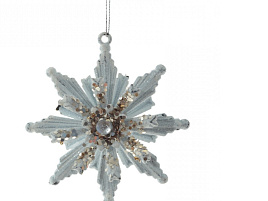 Подвеска полимер Снежинка 11*11,5 779698