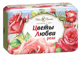 Мыло Цветы Любви М 90г Роза