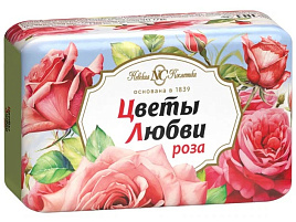 Мыло Цветы Любви М 90г Роза