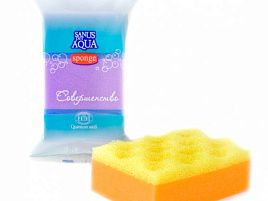 Губка банная ГБ011/1 Совершенство  массаж.пористая(Пенза)