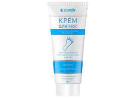 Крем для ног Family Ментол и жидкий тальк 100мл.