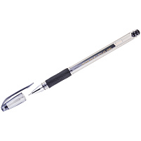 Ручка гел. Crown HJR-500RNB черная, игольч. наконечник, 0.7мм