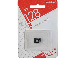 Карта памяти micro SDHC 128GB Smartbuy class10 без адаптера
