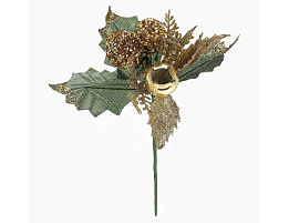 Декор Веточка 9698915 Зимние грезы 16см