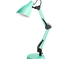 Лампа настольная офисная KD-331 Camelion мятный 0127