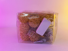 Электрогирлянда шар 20л 3,5м металл ажур