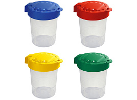 Стакан непроливайка Гамма 2305214 большой ассорти, с крышкой