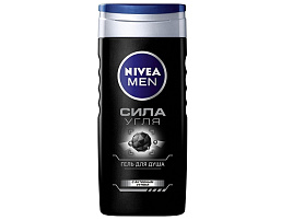 Гель для душа мужской Nivea Сила Угля 250мл