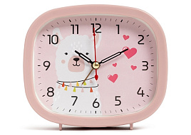 Будильник классика В5-018 Альпака розовый
