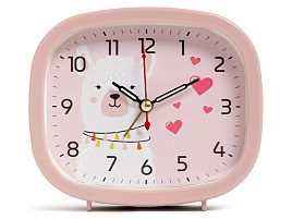 Будильник классика В5-018 Альпака розовый