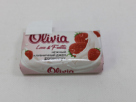 Мыло Alviero Olivia 140гр Нежный клубничный джем 4386
