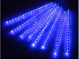 Электрогирлянда тающая сосулька колор 80см