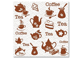 Салфетки 50л.Семья и комфорт Чай и Кофе